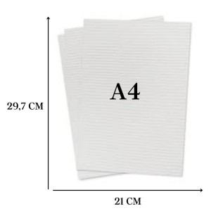 Papel Verge 120gr Branco A4 - Unidade