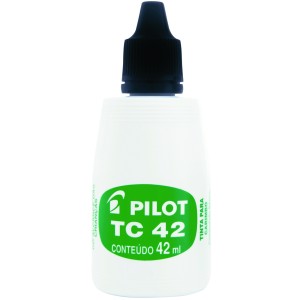 TINTA P/CARIMBO 42ML PRETA TC 42 PILOT