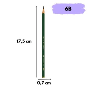 Lápis 6B Regent 9000 - FABER CASTELL
