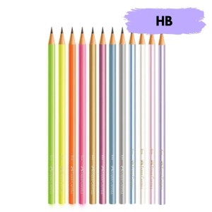 Lápis Preto HB Cores Max - FABER CASTELL