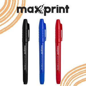 Caneta Multiuso Permanente 2 Pontas MAXPRINT