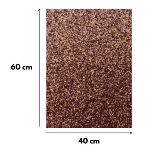 Eva Glitter 40X60cm Pacote Com 5 Folhas