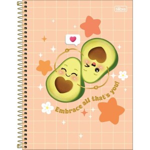 Caderno Universitário 1 Matéria 80fls Abacute TILIBRA