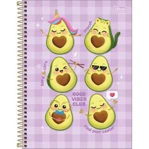 Caderno Universitário 10 Matérias 160fls Abacute TILIBRA