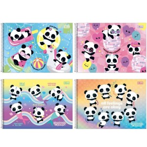 Caderno Desenho 80fls Lovely Friend Capa Dura TILIBRA