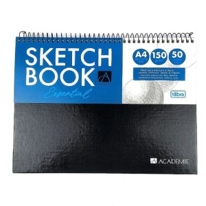 Caderno Sketchbook A4 150g Capa Dura Academie TILIBRA