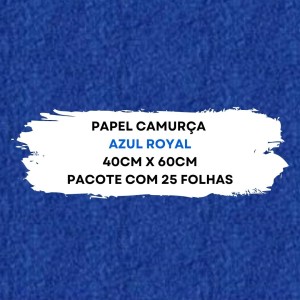 Papel Camurca 40X60cm Pacote Com 25 Folhas VMP