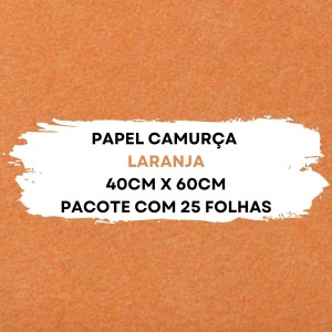 Papel Camurca 40X60cm Pacote Com 25 Folhas VMP
