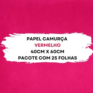 Papel Camurca 40X60cm Pacote Com 25 Folhas VMP