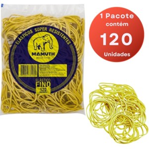 Elastico 100gr Com 120 Unidades MAMUTH