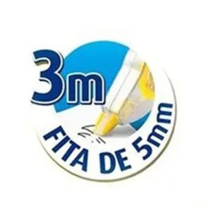 Corretivo Fita 5mmx3m Azul ACRILEX