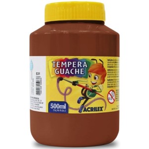 Guache 500ml Marrom ACRILEX
