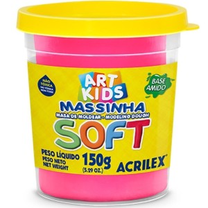 Massinha Base Amido Soft 150gr Rosa ACRILEX