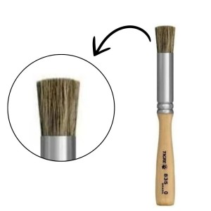 Pincel Broxinha Redondo 835-0 Cerda Gris TIGRE