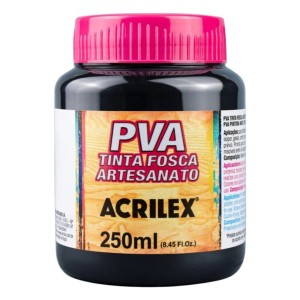 Tinta Plastica PVA Fosca 250ml ACRILEX