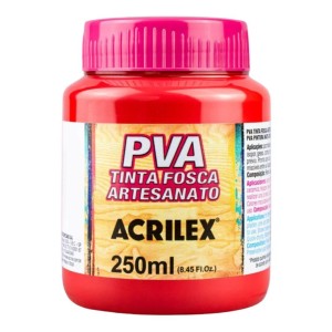 Tinta Plastica PVA Fosca 250ml ACRILEX