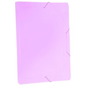 Pasta Plastica Com Elastico Oficio Lombada 20mm Rosa ACP