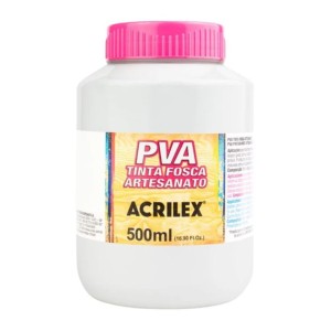 Tinta Plastica PVA Fosca 500ml ACRILEX