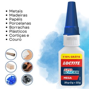 Cola Super Bonder 22g Ultra Forte LOCTITE HENKEL