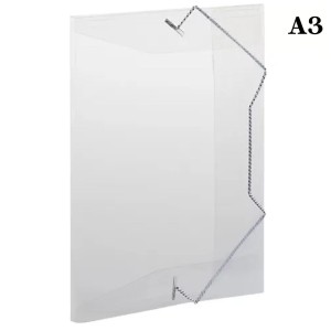 Pasta Plastica Com Elastico A3 Fina Cristal ACP