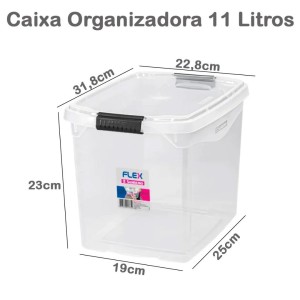 Caixa Organizadora 11 Litros SANREMO