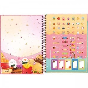 CADERNO UNIVERSITARIO 1 MATERIA 80FLS TASTE TILIBRA