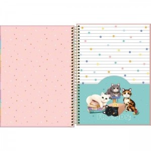 CADERNO UNIVERSITARIO 1 MATERIA 80FLS PURRFECT TILIBRA
