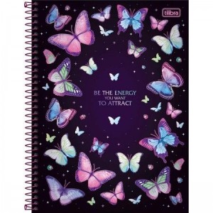 CADERNO UNIVERSITARIO 10 MATERIAS 160FLS DAISY TILIBRA