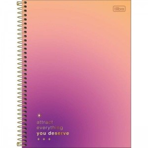 CADERNO UNIVERSITARIO 10 MATERIAS 160FLS GREAT TILIBRA