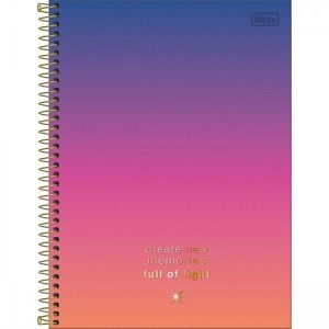 CADERNO UNIVERSITARIO 10 MATERIAS 160FLS GREAT TILIBRA
