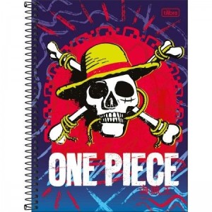 CADERNO UNIVERSITARIO 10 MATERIAS 160FLS ONE PIECE NETFLIX TILIBRA