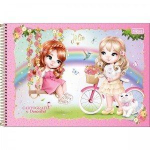 CADERNO DESENHO 80FLS JOLIE TILIBRA
