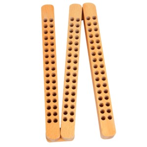 Porta Lapis e Pincel em Madeira Horizontal 102 Compartimentos SFA231-102 Sinoart