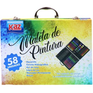 Maleta de Pintura 58 Peças KZ915 KAZ
