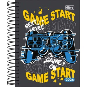 Agenda 2026 Escolar Pepper Masculina Espiral TILIBRA