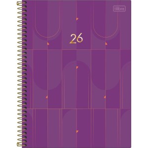 Agenda 2026 Executiva Diária Spot Feminina Espiral TILIBRA