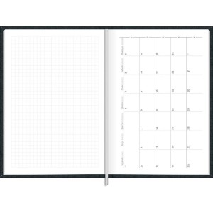 Agenda 2026 Diária Milano Preto Brochura TILIBRA