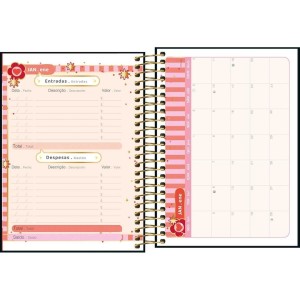 Agenda 2026 Escolar Diária Minnie Espiral TILIBRA