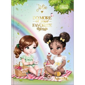 Agenda Permanente Diária Jolie 2 Dias Por Página Brochura TILIBRA