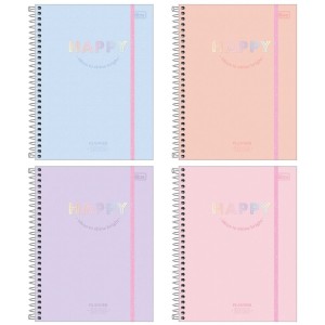 Agenda 2026 Planner Semanal/mensal Happy Espiral TILIBRA