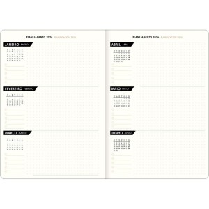 Agenda 2026 Planner Mensal KraftWork Grampeada TILIBRA