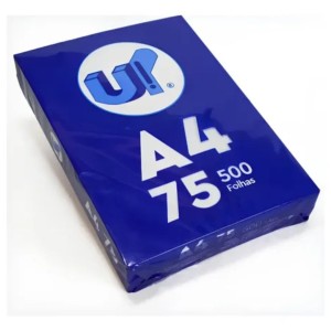 Papel Sulfite A4 75g Branco com 500 Folhas UP