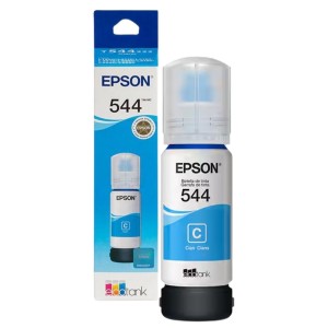 Refil Garrafa de Tinta Epson 544 Ciano Ecotank Original