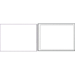 Caderno de Desenho Milimetrado 60fls Lunix Cores Capa Dura TILIBRA