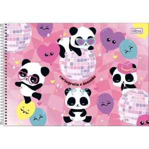 Caderno Desenho 80fls Lovely Friend Capa Dura TILIBRA