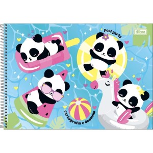 Caderno Desenho 80fls Lovely Friend Capa Dura TILIBRA