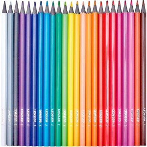 Lápis de Cor com 24 Cores Linha ECO Leo & Leo 