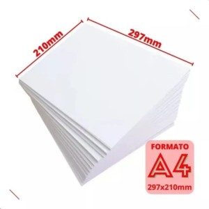 Papel Sulfite A4 75g Branco com 500 Folhas ULTRAPAPER