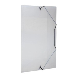 Pasta Plastica Com Elastico Oficio Top Line Fina Cristal Dello