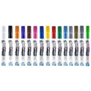 Color Marker Multiuso Base Água Cores ACRILEX